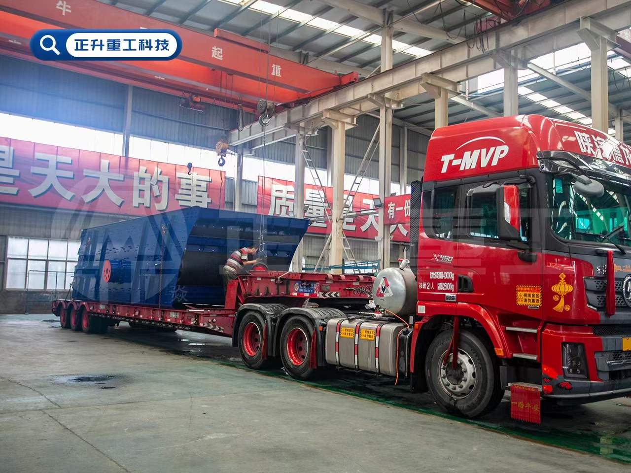 正升重工制沙生產線,發往四川