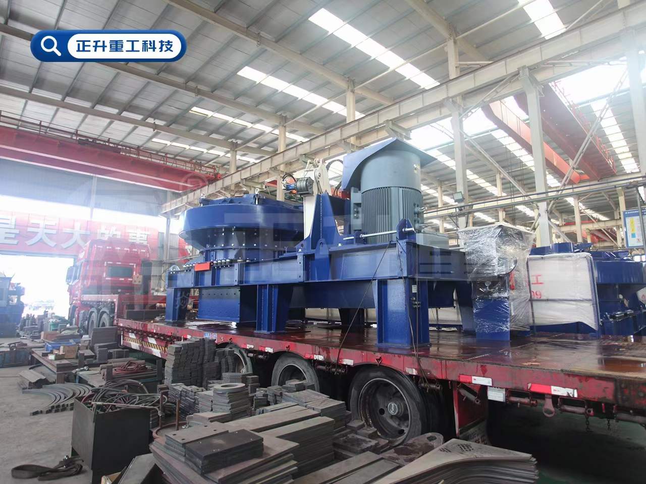 正升重工制沙生產線,發往四川